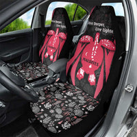 Maldives Dive Turtle Car Seat Cover with Coral Reef Pattern and Island Spirit Slogan