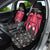 Maldives Dive Turtle Car Seat Cover with Coral Reef Pattern and Island Spirit Slogan