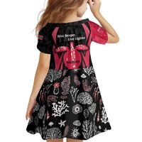 Maldives Dive Turtle Family Matching Summer Maxi Dress and Hawaiian Shirt with Coral Reef Pattern and Island Spirit Slogan