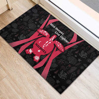 Maldives Dive Turtle Rubber Doormat with Coral Reef Pattern and Island Spirit Slogan