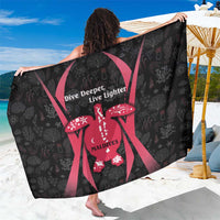 Maldives Dive Turtle Sarong with Coral Reef Pattern and Island Spirit Slogan
