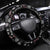 Maldives Dive Turtle Steering Wheel Cover with Coral Reef Pattern and Island Spirit Slogan
