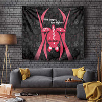 Maldives Dive Turtle Tapestry with Coral Reef Pattern and Island Spirit Slogan