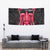 Maldives Dive Turtle Tapestry with Coral Reef Pattern and Island Spirit Slogan