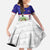 Belize National Emblem Family Matching Short Sleeve Bodycon Dress and Hawaiian Shirt with Toucan Print and Flag-Inspired Blue Design