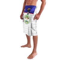 Belize National Emblem Lavalava with Toucan Print and Flag-Inspired Blue Design