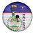 Belize National Emblem Spare Tire Cover with Toucan Print and Flag-Inspired Blue Design