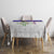 Belize National Emblem Tablecloth with Toucan Print and Flag-Inspired Blue Design