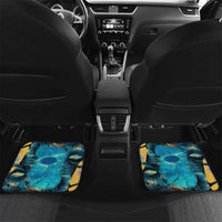 Belize Blue Hole Ocean View Car Mats with Tropical Marine Design and Flag Detail