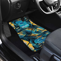 Belize Blue Hole Ocean View Car Mats with Tropical Marine Design and Flag Detail