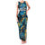 Belize Blue Hole Ocean View Family Matching Tank Maxi Dress and Hawaiian Shirt with Tropical Marine Design and Flag Detail