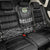Belize Tribal Pattern Back Car Seat Cover with National Emblem and Mayan Pyramid Design