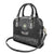 Belize Tribal Pattern Shoulder Handbag with National Emblem and Mayan Pyramid Design
