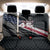 Custom American Flag Racing Back Car Seat Cover Dirt Bike Motocross Racewear Hexagon and Lightning - Wonder Print Shop