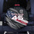 Custom American Flag Racing Spare Tire Cover Dirt Bike Motocross Racewear Hexagon and Lightning - Wonder Print Shop