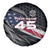 Custom American Flag Racing Spare Tire Cover Dirt Bike Motocross Racewear Hexagon and Lightning - Wonder Print Shop