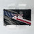 Custom American Flag Racing Tablecloth Dirt Bike Motocross Racewear Hexagon and Lightning - Wonder Print Shop