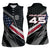 Custom American Flag Racing Women Sleeveless Polo Shirt Dirt Bike Motocross Racewear Hexagon and Lightning - Wonder Print Shop