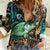 Crappie Fishing Customize Name Women Casual Shirt Forest and Camo Background in Outdoor Fishing - Wonder Print Shop