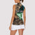 Crappie Fishing Customize Name Women Sleeveless Polo Shirt Forest and Camo Background in Outdoor Fishing - Wonder Print Shop