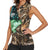 Crappie Fishing Customize Name Women Sleeveless Polo Shirt Forest and Camo Background in Outdoor Fishing - Wonder Print Shop