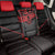 Bowling Team Back Car Seat Cover Red and Black Strike Graphic and Custom Name Section - Wonder Print Shop