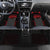 Bowling Team Car Mats Red and Black Strike Graphic and Custom Name Section - Wonder Print Shop