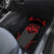 Bowling Team Car Mats Red and Black Strike Graphic and Custom Name Section - Wonder Print Shop