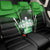 Bowling Team Design Back Car Seat Cover Green Strike Graphic and Custom Name Shield Accent - Wonder Print Shop