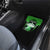 Bowling Team Design Car Mats Green Strike Graphic and Custom Name Shield Accent - Wonder Print Shop