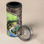 Personalized Bass Fishing Design 4 in 1 Can Cooler Tumbler Leaping Fish Graphic and Camouflage Green Water Splash Print - Wonder Print Shop