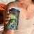 Personalized Bass Fishing Design 4 in 1 Can Cooler Tumbler Leaping Fish Graphic and Camouflage Green Water Splash Print - Wonder Print Shop