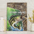 Personalized Bass Fishing Design Canvas Wall Art Leaping Fish Graphic and Camouflage Green Water Splash Print - Wonder Print Shop