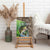 Personalized Bass Fishing Design Canvas Wall Art Leaping Fish Graphic and Camouflage Green Water Splash Print - Wonder Print Shop