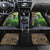 Personalized Bass Fishing Design Car Mats Leaping Fish Graphic and Camouflage Green Water Splash Print - Wonder Print Shop