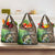 Personalized Bass Fishing Design Grocery Bag Leaping Fish Graphic and Camouflage Green Water Splash Print - Wonder Print Shop