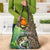 Personalized Bass Fishing Design Grocery Bag Leaping Fish Graphic and Camouflage Green Water Splash Print - Wonder Print Shop