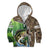 Personalized Bass Fishing Design Kid Hoodie Leaping Fish Graphic and Camouflage Green Water Splash Print - Wonder Print Shop