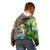 Personalized Bass Fishing Design Kid Hoodie Leaping Fish Graphic and Camouflage Green Water Splash Print - Wonder Print Shop