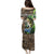 Personalized Bass Fishing Design Puletasi Leaping Fish Graphic and Camouflage Green Water Splash Print - Wonder Print Shop