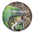 Personalized Bass Fishing Design Spare Tire Cover Leaping Fish Graphic and Camouflage Green Water Splash Print - Wonder Print Shop