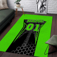 Personalized Skeleton Racing Area Rug Cool Bone Motorcycle Motocross Off-Road Riders Racewear - Wonder Print Shop