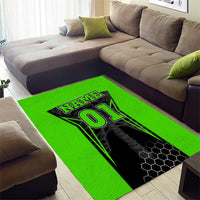 Personalized Skeleton Racing Area Rug Cool Bone Motorcycle Motocross Off-Road Riders Racewear - Wonder Print Shop