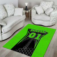 Personalized Skeleton Racing Area Rug Cool Bone Motorcycle Motocross Off-Road Riders Racewear - Wonder Print Shop