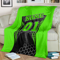 Personalized Skeleton Racing Blanket Cool Bone Motorcycle Motocross Off-Road Riders Racewear - Wonder Print Shop