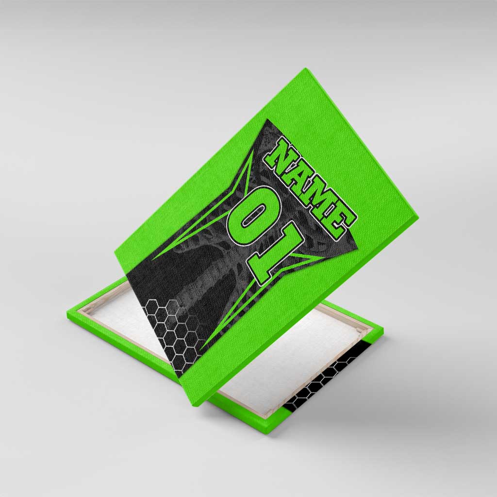 Personalized Skeleton Racing Canvas Wall Art Cool Bone Motorcycle Motocross Off-Road Riders Racewear - Wonder Print Shop