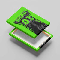 Personalized Skeleton Racing Canvas Wall Art Cool Bone Motorcycle Motocross Off-Road Riders Racewear - Wonder Print Shop