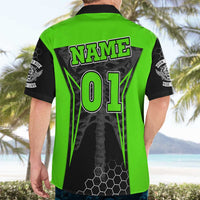 Personalized Skeleton Racing Hawaiian Shirt Cool Bone Motorcycle Motocross Off-Road Riders Racewear - Wonder Print Shop