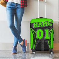 Personalized Skeleton Racing Luggage Cover Cool Bone Motorcycle Motocross Off-Road Riders Racewear - Wonder Print Shop