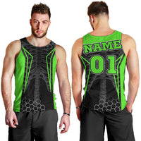 Personalized Skeleton Racing Men Tank Top Cool Bone Motorcycle Motocross Off-Road Riders Racewear - Wonder Print Shop